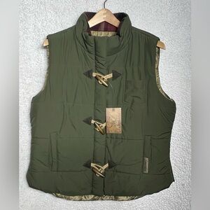 Legendary Whitetails Women’s XL Green Puffer Vest 6983 NWT